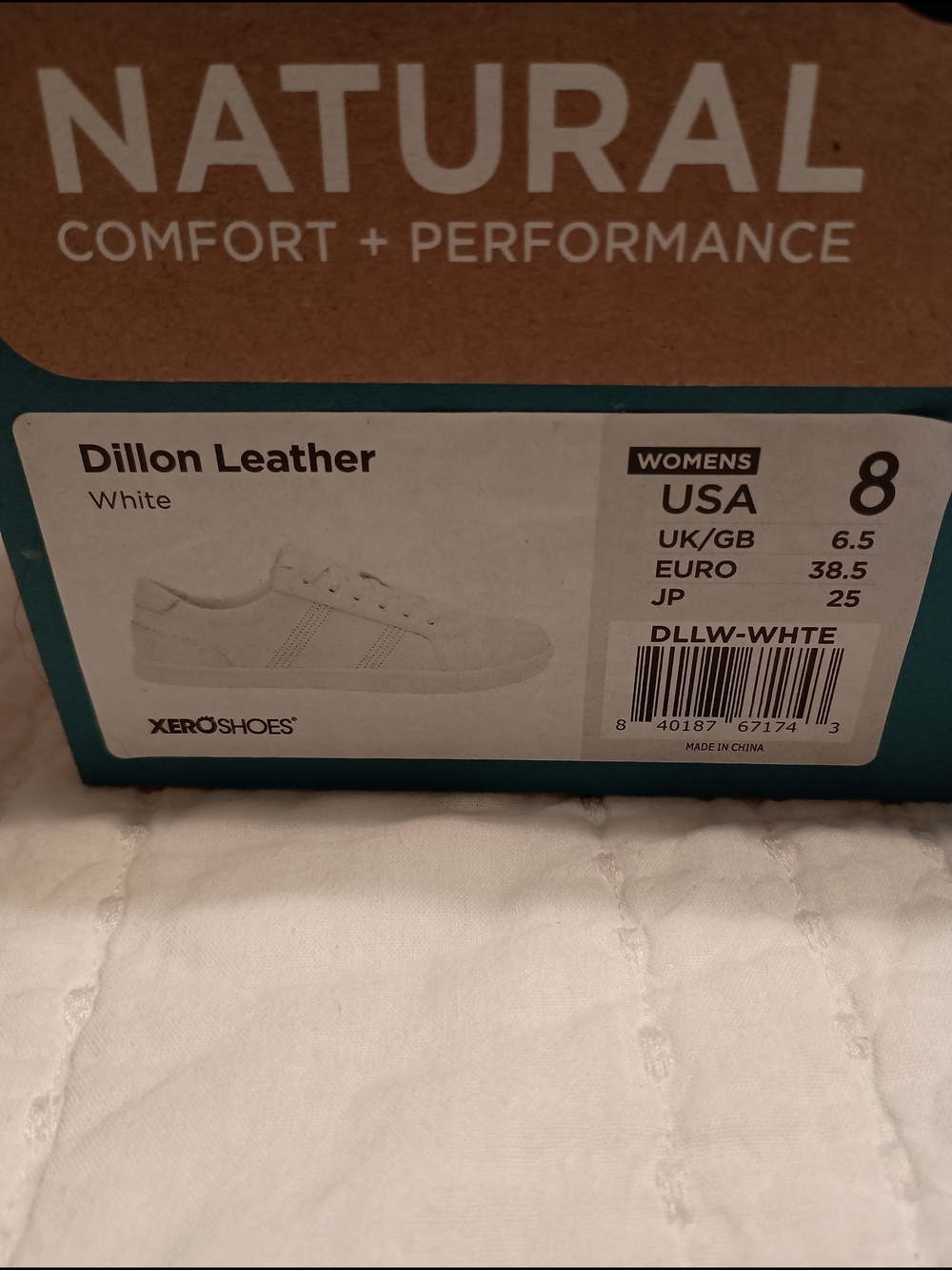 Xero Shoes Barefoot White Leather Sneakers - Picture 4 of 4